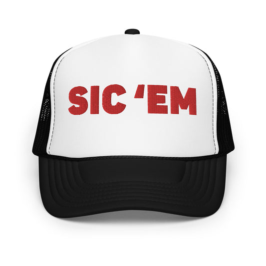 Sic 'Em Foam Trucker Hat