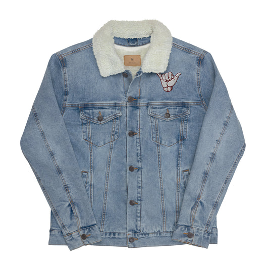 Spurs Up Sherpa Denim Jacket